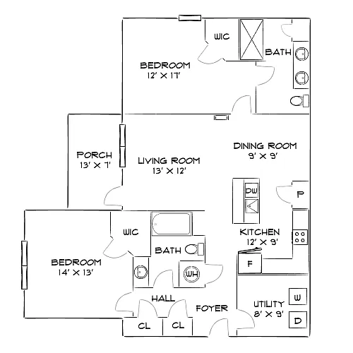 Floor plan Design 2A