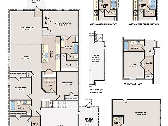 TX Brazos ABC DEF Floor PLan