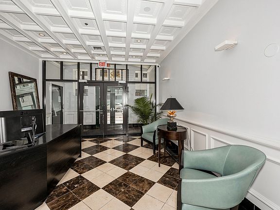 24 hr doorman in this classic historic lobby.