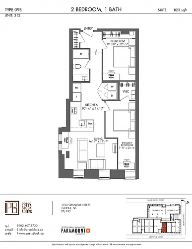 Floor plan 312