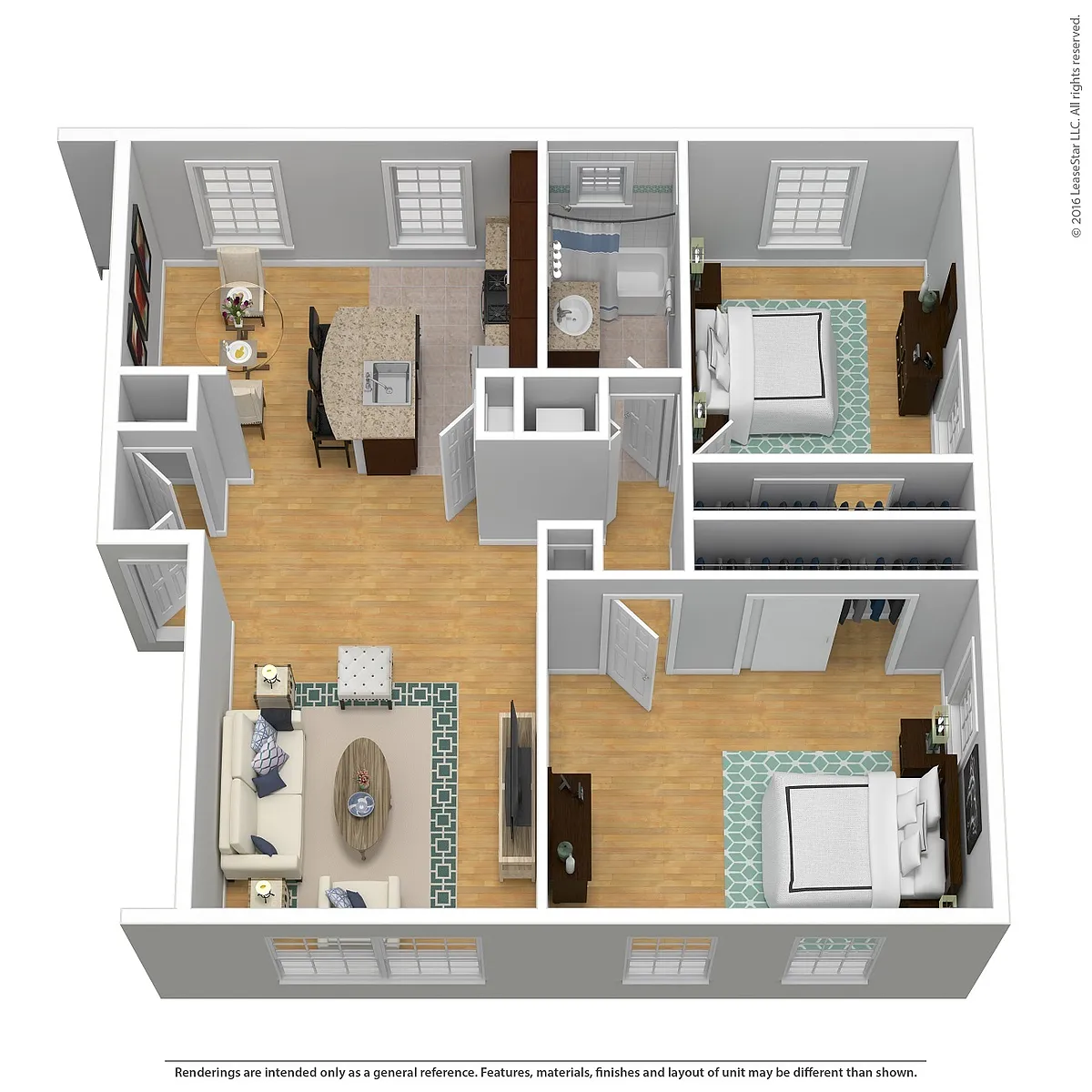 Floor plan The Hamilton