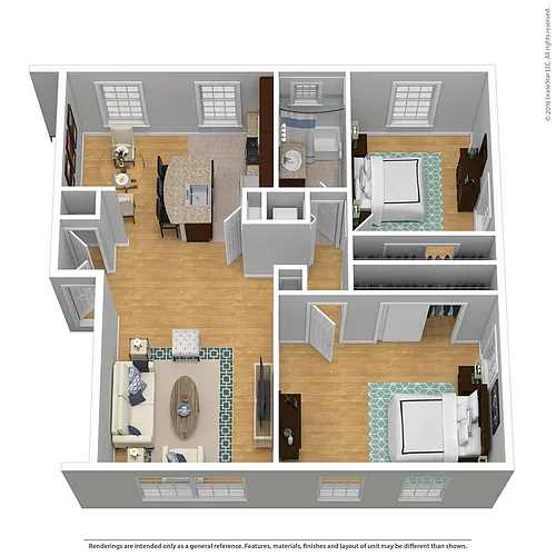 Floor plan The Hamilton