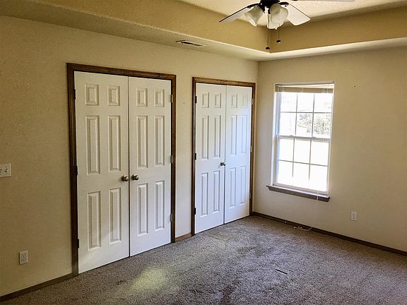 Master Bedroom has His and Her closets