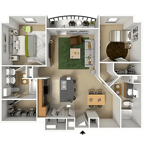 Floor plan B3