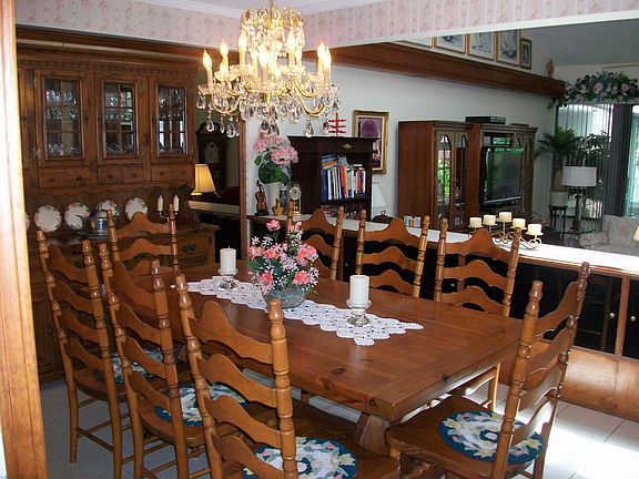 Formal Dining room looking into Living room