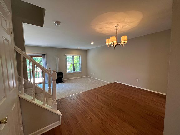 Open concept dining room and family room. Gas fireplace!