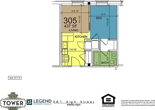 Floor plan 305