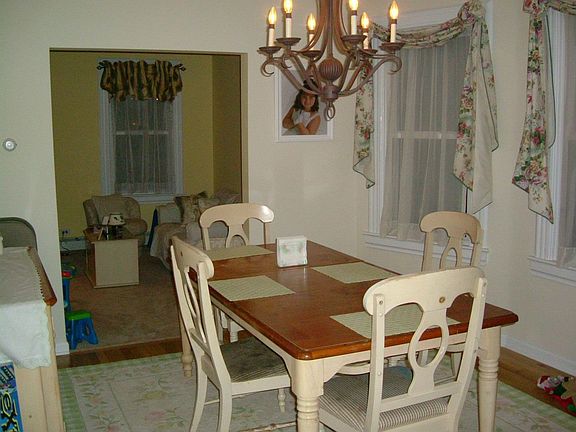 spacious dining room