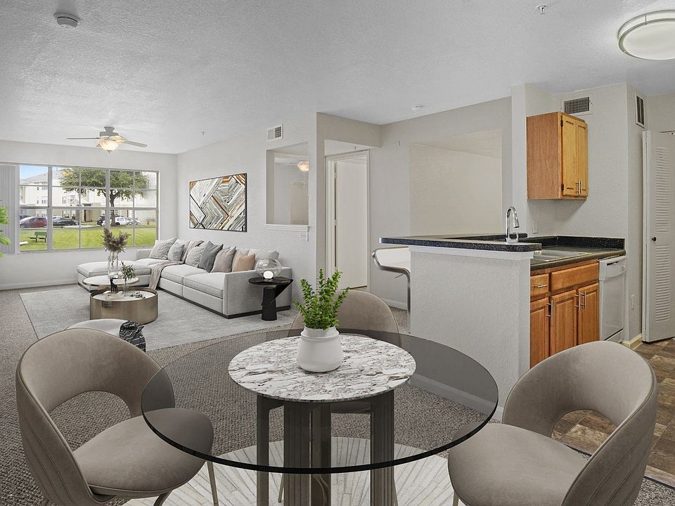Dining Room, Kitchen and Living Room
