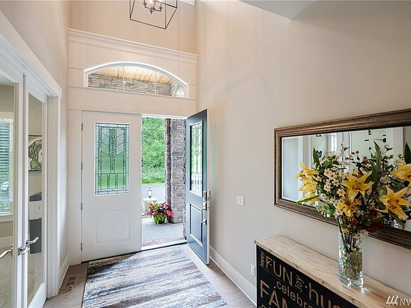 Entry w/soaring ceiling.  Office to the right as you come in.