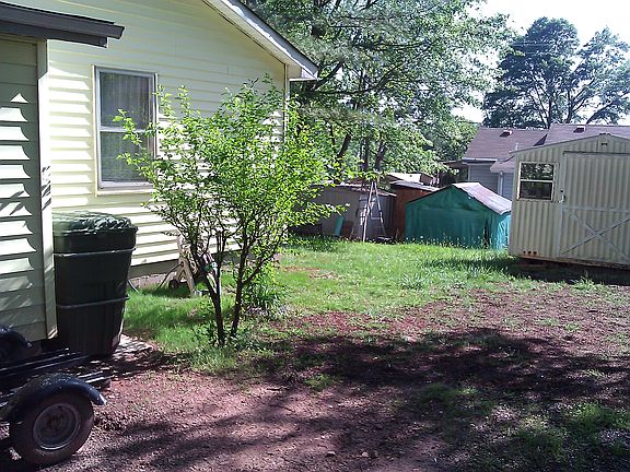 Partial view of side yard!