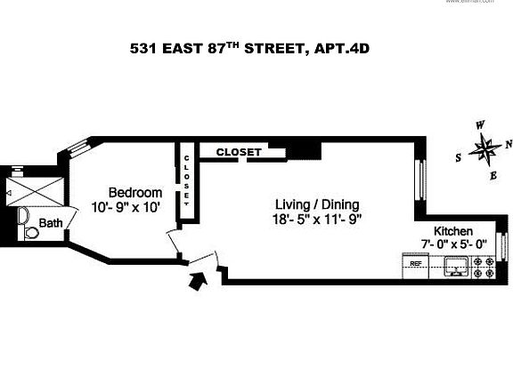 2nd image of 531 E 87th St APT 4D