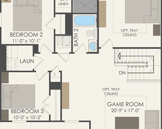 Second Floor 3 br 2.5 ba