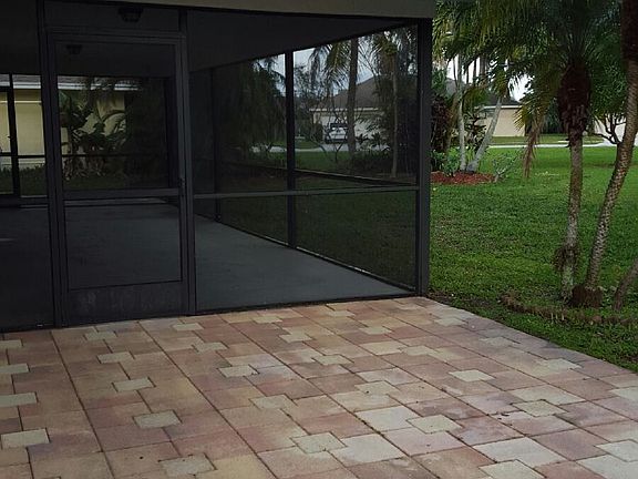 Patio to right of porch