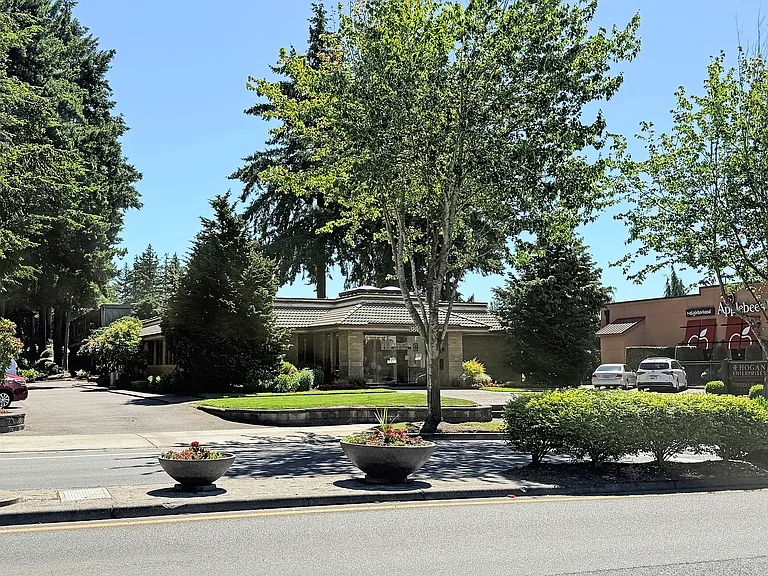 Scenic street view highlighting the community environment.