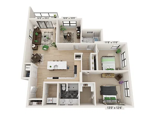 Floor plan The Serenity