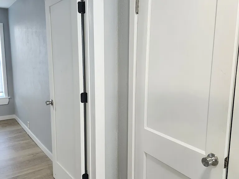 hallway view into west bedroom