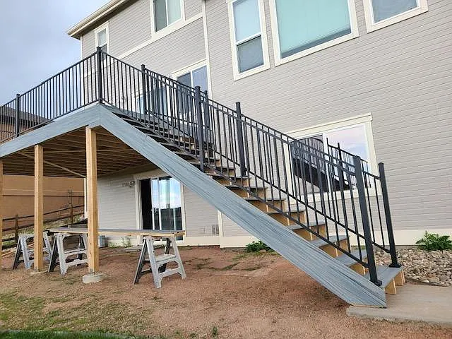 Just finished the new deck, the photo was taken while under final construction.