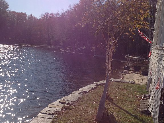 50' field stone retaining wa