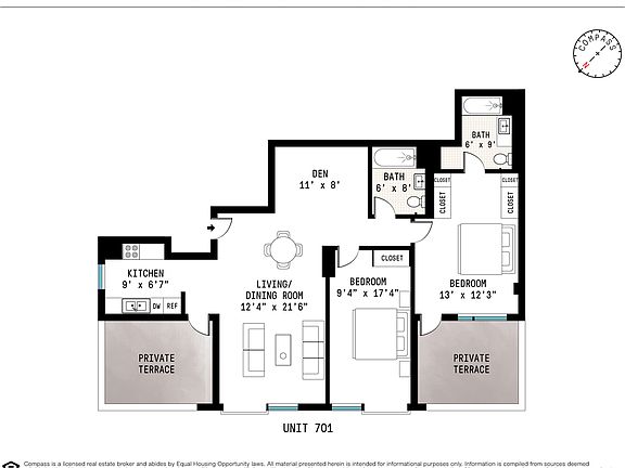 3rd image of 114 Mulberry St Penthouse 701