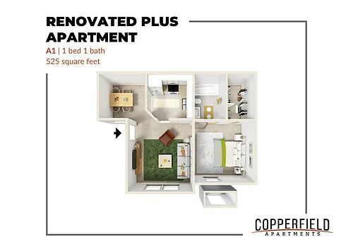 Floor plan A1 Renovated Plus