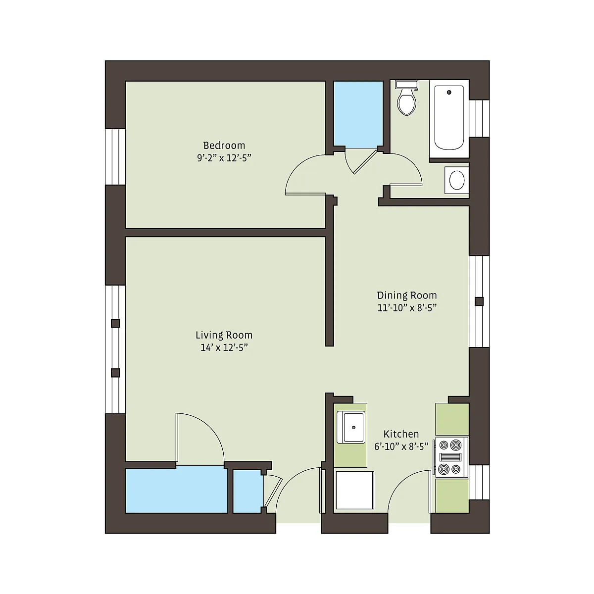 Floor plan elli1bc