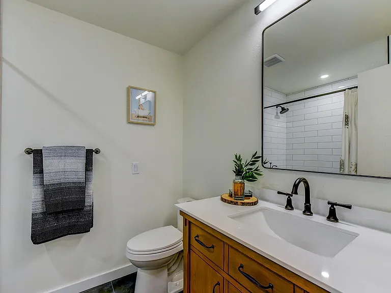 Fully remodeled brand new bathroom on Upper Level