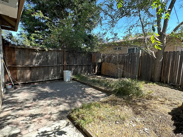 private backyard