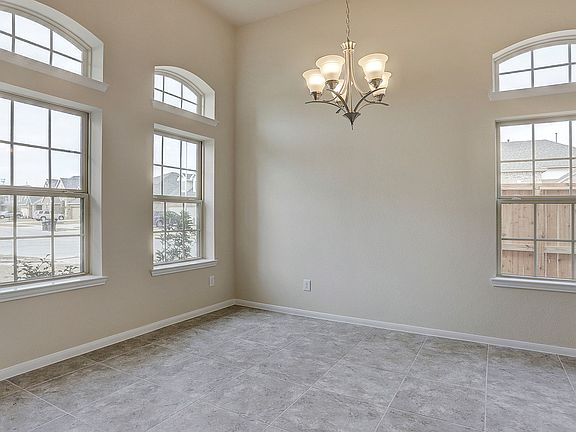 Sun-lit dining room