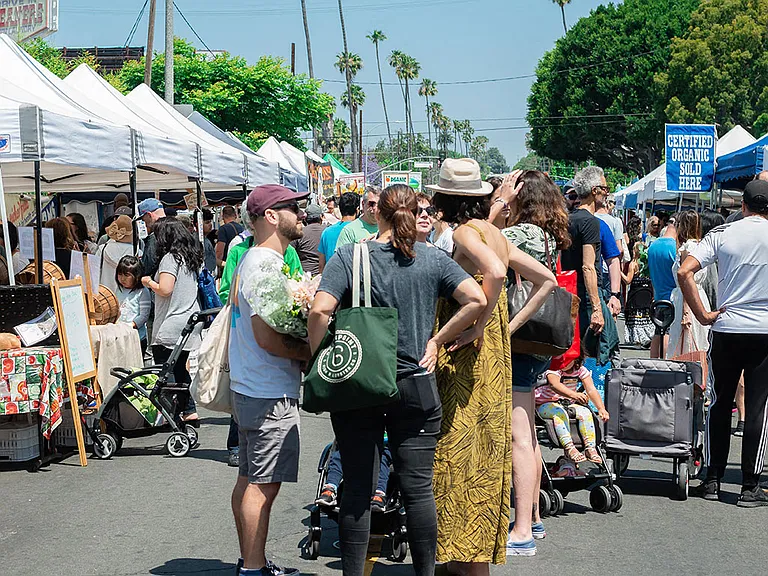 Culver City Farmers Market every Tuesday and Mar Vista Farmers Market every Sunday