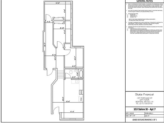 153 Salem St. #7 Boston (North End) Shared Unit Photo 1