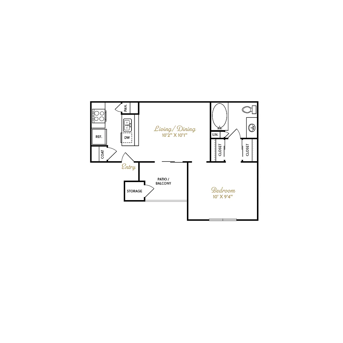 Floor plan A1 Renovated