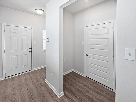 The Blue Jay II- Foyer and Mudroom. Home under construction. Sample floor plan photo used for illus
