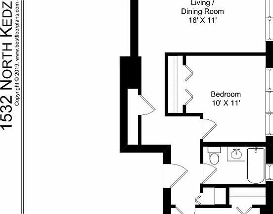 3rd image of 1524 N Kedzie Ave APT 1