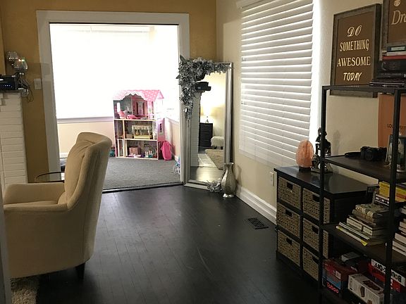 Living room into sun room