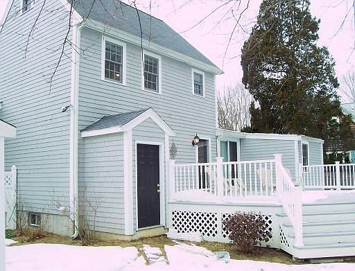 Rear Exterior view- large composite deck