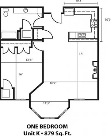 One Bedroom K One Bedroom K