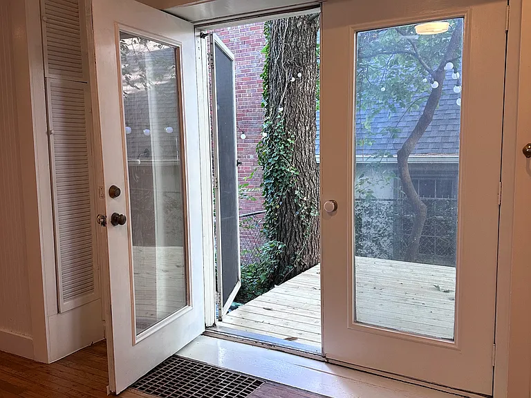 doors off living space onto private deck