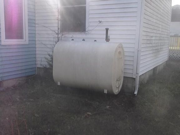 above ground oil tank