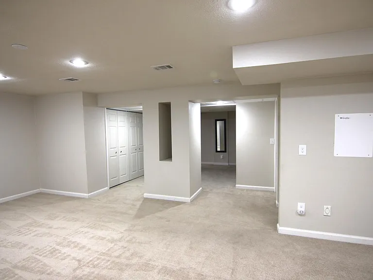 Basement rec room