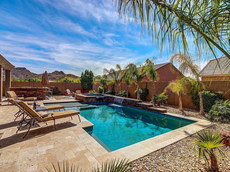 Mountain views from the pool