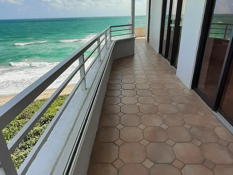 550 Square Foot wrap around Balcony