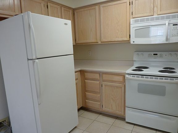 refrigerator in kitchen