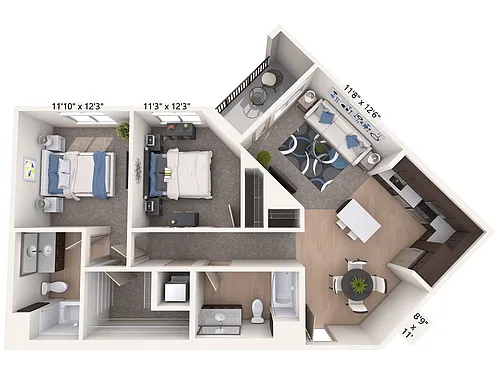 Floor plan B6-Esp