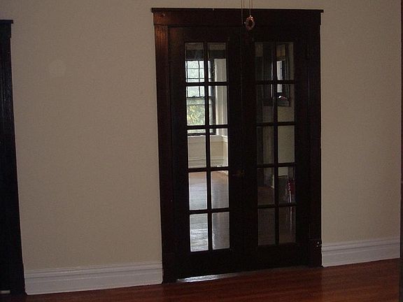 sun room with view of park