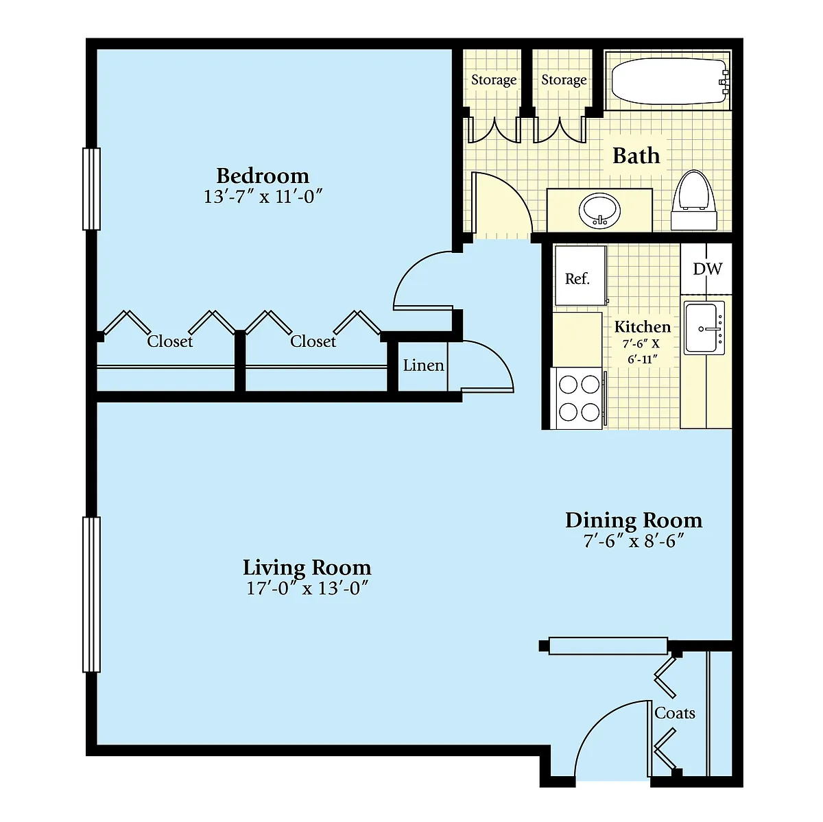 Floor plan The Adams