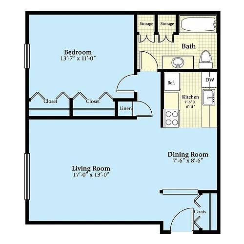Floor plan The Adams