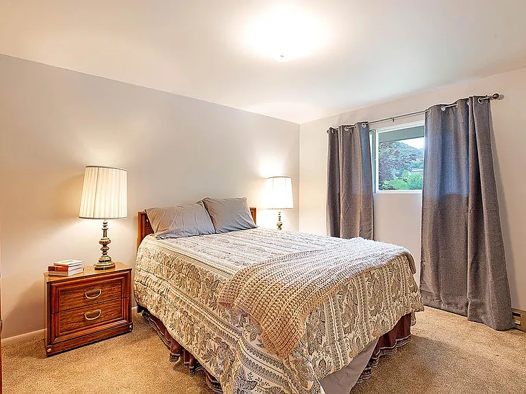 One of the upstairs bedrooms
