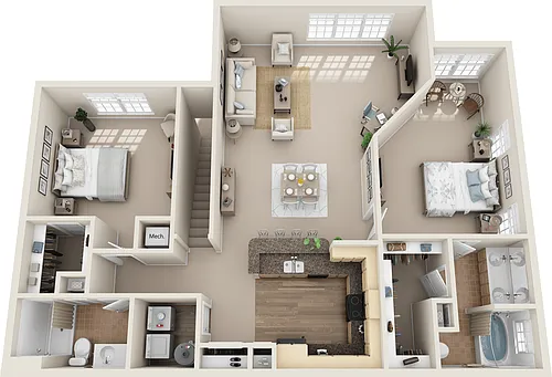 Floor plan B2D