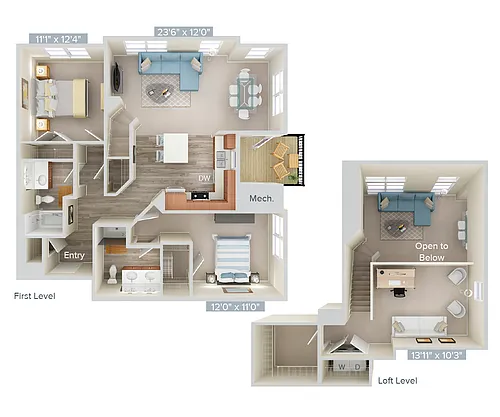 Floor plan B4L-1458